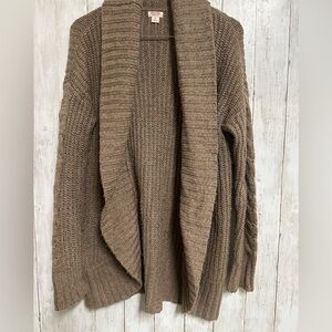 Mossimo Supply Co. Brown  Knit Cardigan Size M